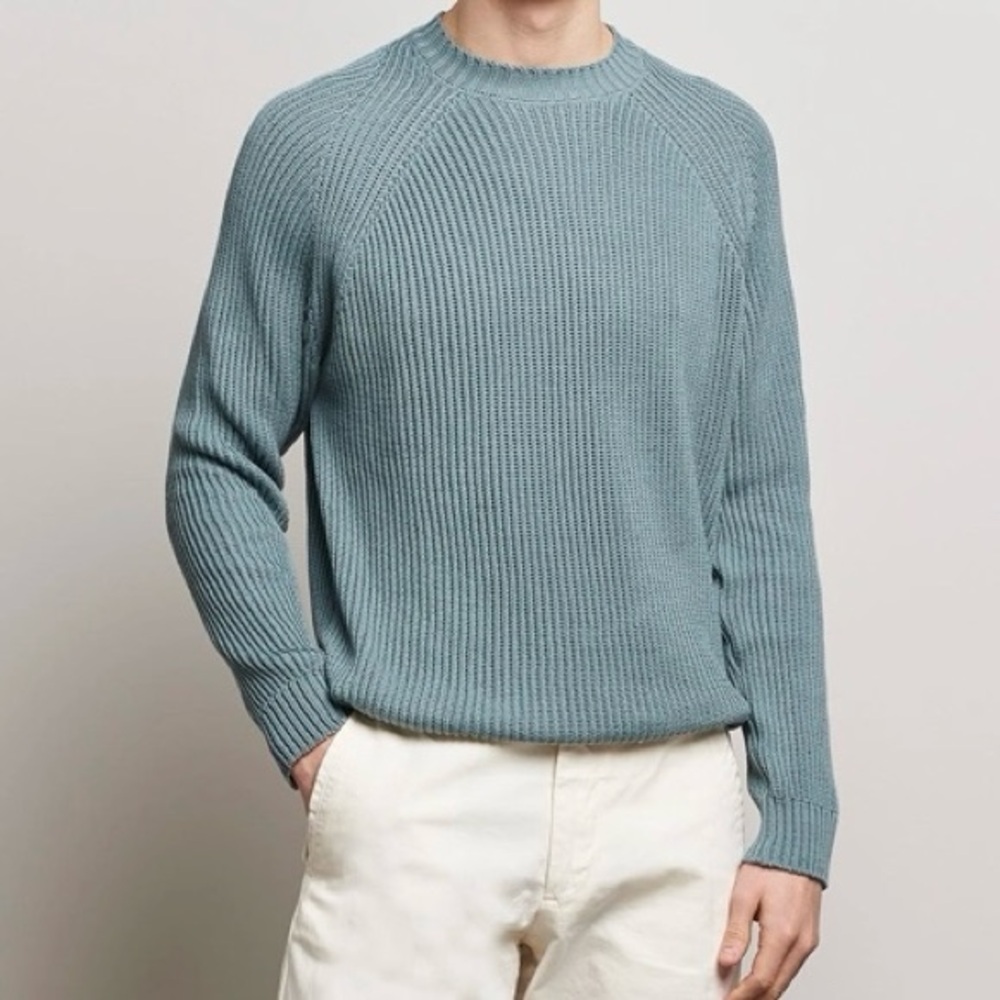 Peregrine The Harry Crew Jumper Sweater in Lovat